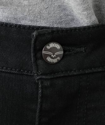 ブラックデニムパンツ【Ｌ　ＪＥＡＮＳ】
