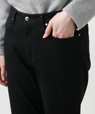 ブラックデニムパンツ【Ｌ　ＪＥＡＮＳ】