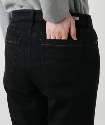ブラックデニムパンツ【Ｌ　ＪＥＡＮＳ】