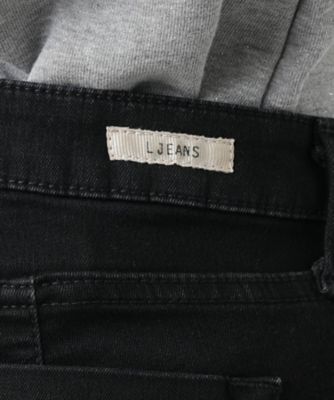 ブラックデニムパンツ【Ｌ　ＪＥＡＮＳ】