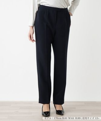 ＜Leilian plus house (Women/大きいサイズ)＞センタープレスパンツ