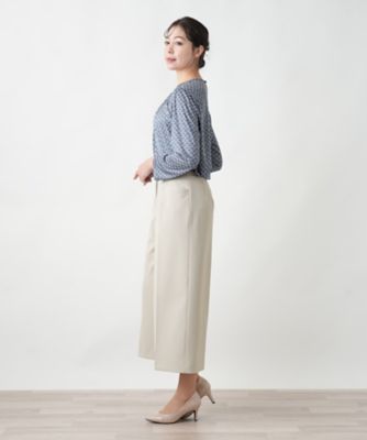 ストレッチワイドパンツ | Leilian plus house (Women/大きい