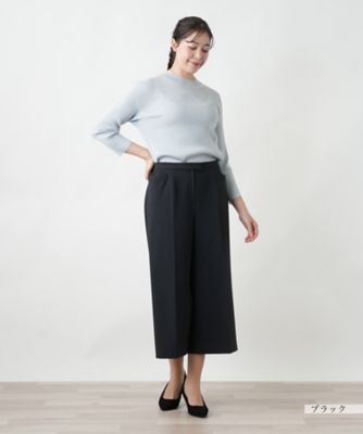 ストレッチワイドパンツ | Leilian plus house (Women/大きい