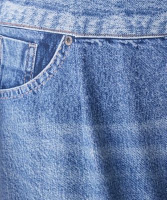 【店舗人気】デニム風プリントパンツ