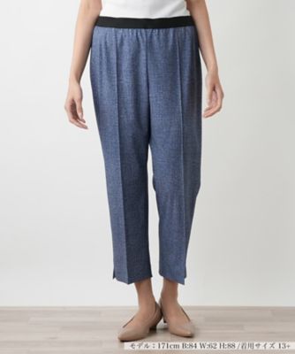 ＜Leilian plus house (Women/大きいサイズ)＞【店舗人気】クロップドスリムパンツ