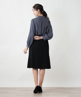店舗人気】スタンドカラーブラウス | Leilian plus house (Women