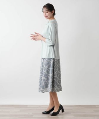 【店舗人気】ドレープネックカットソー