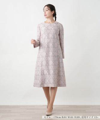 フレアワンピース【セレモニー】【Ｌｅｉｌｉａｎ　ＷＨＩＴＥ　ＬＡＢＥＬ】
