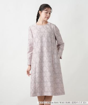 Leilian plus house (Women/大きいサイズ)/レリアン　プラスハウス フレアワンピース【セレモニー】【Leilian WHITE LABEL】