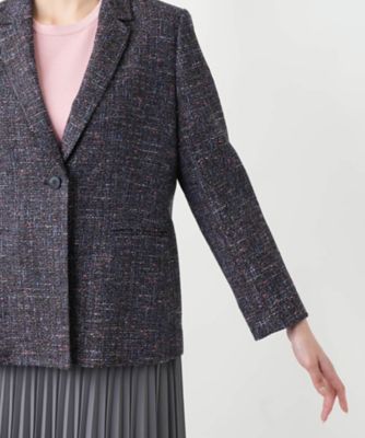 ツイードジャケット【Leilian WHITE LABEL