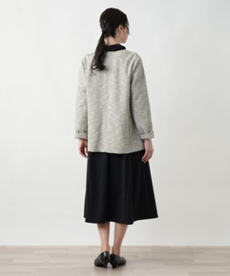 ツイードニットジャケット【セレモニー】【Ｌｅｉｌｉａｎ　ＷＨＩＴＥ　ＬＡＢＥＬ】