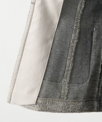 ツイードニットジャケット【セレモニー】【Ｌｅｉｌｉａｎ　ＷＨＩＴＥ　ＬＡＢＥＬ】