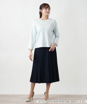 Leilian PLUS HOUSE / レリアンプラスハウス 【店舗人気】クルーネックニット【Leilian WHITE LABEL】 セール】 【店舗人気】クルーネックニット【Leilian WHITE LABEL
