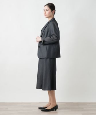 ノッチドラペルブレザー【Ｌｅｉｌｉａｎ　ＷＨＩＴＥ　ＬＡＢＥＬ】