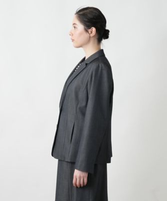 ノッチドラペルブレザー【Ｌｅｉｌｉａｎ　ＷＨＩＴＥ　ＬＡＢＥＬ】