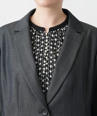 ノッチドラペルブレザー【Ｌｅｉｌｉａｎ　ＷＨＩＴＥ　ＬＡＢＥＬ】