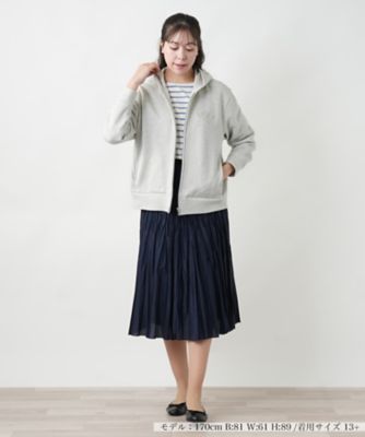 ラメジップパーカ【Leilian WHITE LABEL