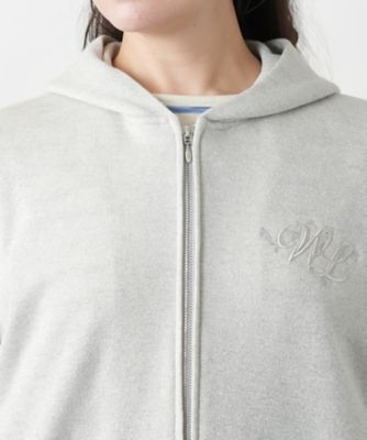 ラメジップパーカ【Leilian WHITE LABEL