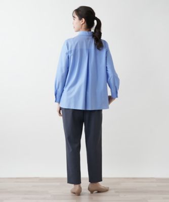 【店舗人気】刺繍ストライプシャツ