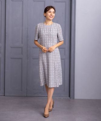 Leilian plus house (Women/大きいサイズ)/レリアン　プラスハウス ツイードワンピース【セレモニー】