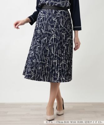 ＜Leilian plus house (Women/大きいサイズ)＞プリーツスカート