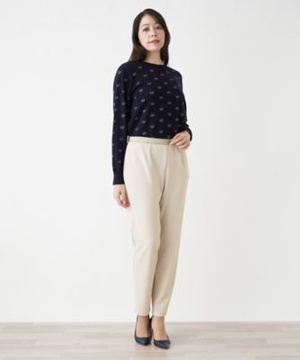 美品 LEILIAN レリアン プラスハウス ストレッチスリムパンツ 17+ 美品 LEILIAN レリアン プラスハウス ストレッチスリムパンツ 17
