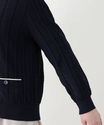 Leilian PLUS HOUSE / レリアンプラスハウス かぎ編みVネックカーディガン【Leilian WHITE LABEL】 店舗人気】セ－タ－|レリアン プラスハウス | レリアン公式