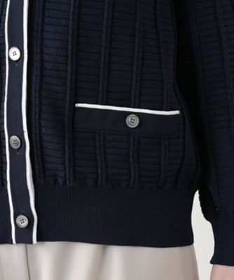 Vネックカーディガン【Leilian WHITE LABEL