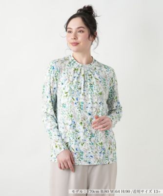 ＜Leilian plus house (Women/大きいサイズ)＞ハイネックカットソー【Ｌｅｉｌｉａｎ　ＷＨＩＴＥ　ＬＡＢＥＬ】