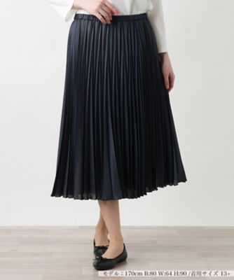 ＜Leilian plus house (Women/大きいサイズ)＞プリーツスカート