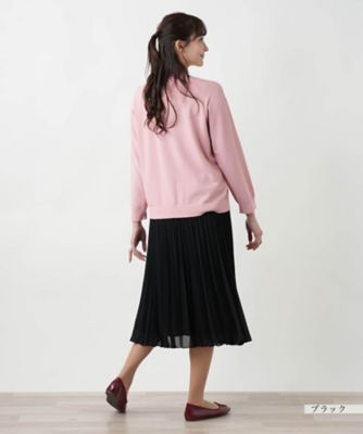プリーツロングスカート