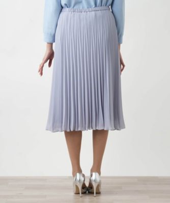 プリーツロングスカート
