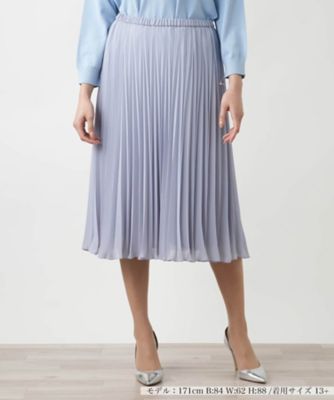 ＜Leilian plus house (Women/大きいサイズ)＞プリーツロングスカート