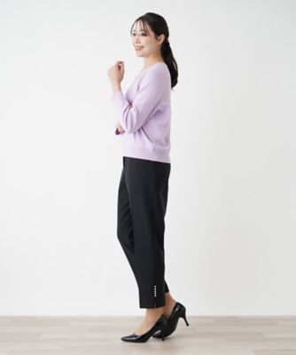 店舗人気】ビジューネックニット | Leilian plus house (Women