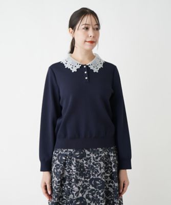 【店舗人気】付け襟２ＷＡＹニット