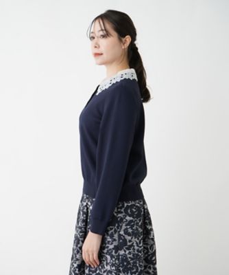 【店舗人気】付け襟２ＷＡＹニット