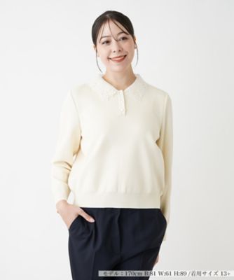 【店舗人気】付け襟２ＷＡＹニット