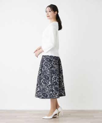 Leilian PLUS HOUSE / レリアンプラスハウス 【店舗人気】レース切替カットソー 店舗人気】レース切替カットソー|レリアン プラスハウス