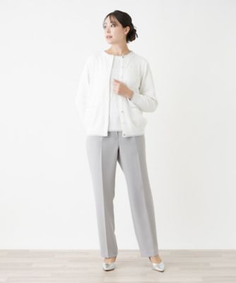 leilian レリアン　花柄カーディガン　シフォン　羽織り 店舗人気】フラワー柄カーディガン | Leilian plus house (Women