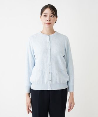 最終価格　　美品　レリアン　プラス　17号　カーディガン　花柄 最終価格 美品 レリアン プラス 17号 カーディガン 花柄