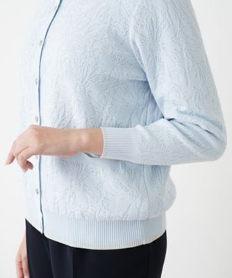 店舗人気】フラワー柄カーディガン | Leilian plus house (Women