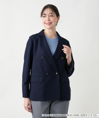 ＜Leilian plus house (Women/大きいサイズ)＞ダブルブレストジャケット