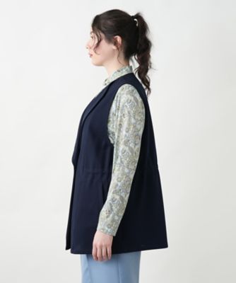【店舗人気】ダブルラペルドベスト【Ｌｅｉｌｉａｎ　ＷＨＩＴＥ　ＬＡＢＥＬ】