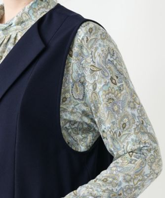 【店舗人気】ダブルラペルドベスト【Ｌｅｉｌｉａｎ　ＷＨＩＴＥ　ＬＡＢＥＬ】