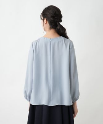 【店舗人気】タックブラウス【セレモニー】【Ｌｅｉｌｉａｎ　ＷＨＩＴＥ　ＬＡＢＥＬ】