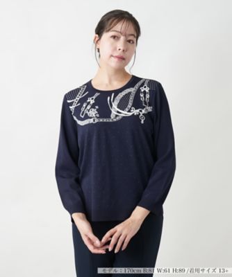＜Leilian plus house (Women/大きいサイズ)＞セーター