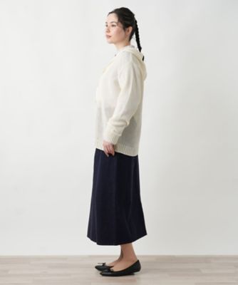 【店舗人気】フーデッドカーディガン【ＭＵＳＥ　ＢＹ　ＲＯＣＨＡＳ　Ｐｒｅｍｉｅｒｅ】