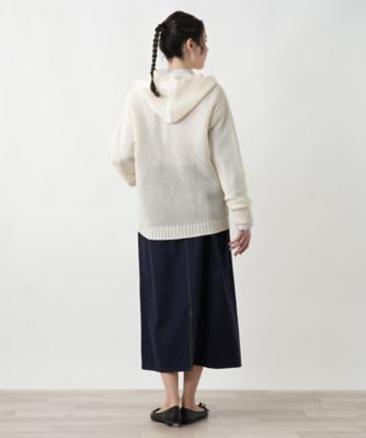 【店舗人気】フーデッドカーディガン【ＭＵＳＥ　ＢＹ　ＲＯＣＨＡＳ　Ｐｒｅｍｉｅｒｅ】