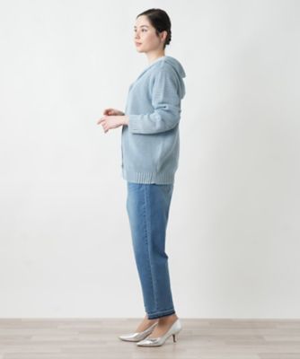 【店舗人気】フーデッドカーディガン【ＭＵＳＥ　ＢＹ　ＲＯＣＨＡＳ　Ｐｒｅｍｉｅｒｅ】