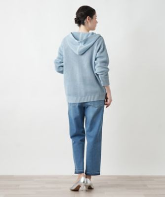 【店舗人気】フーデッドカーディガン【ＭＵＳＥ　ＢＹ　ＲＯＣＨＡＳ　Ｐｒｅｍｉｅｒｅ】